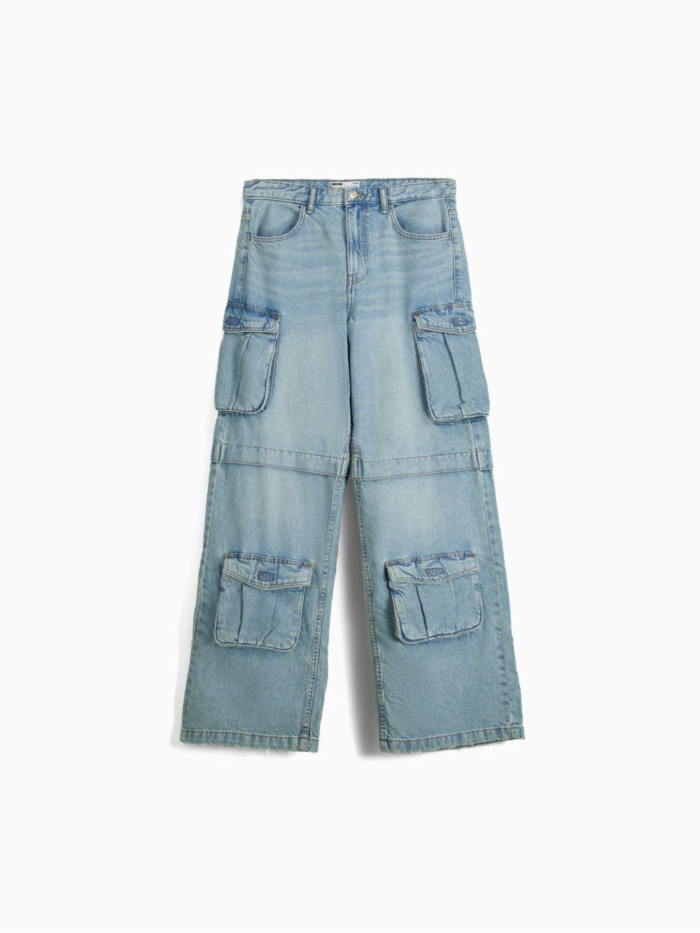 Multi-pocket cargo jeans