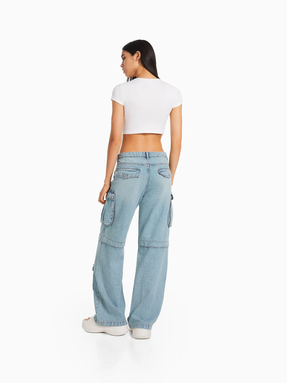 Multi-pocket cargo jeans