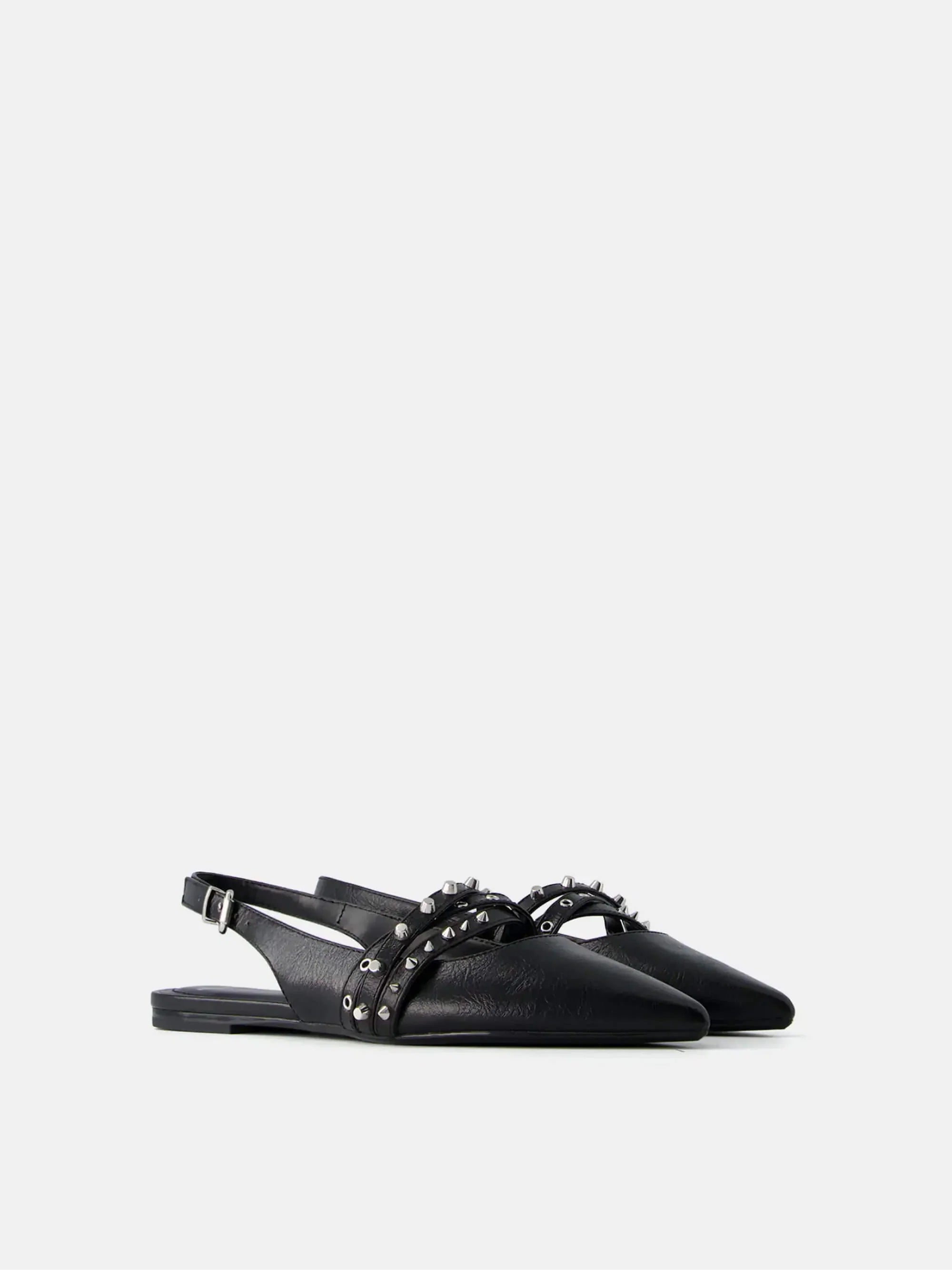 Studded slingback