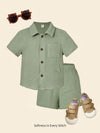 Green Shirt-Pant for Boys