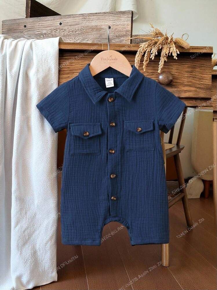 Rompers- Denim Blue