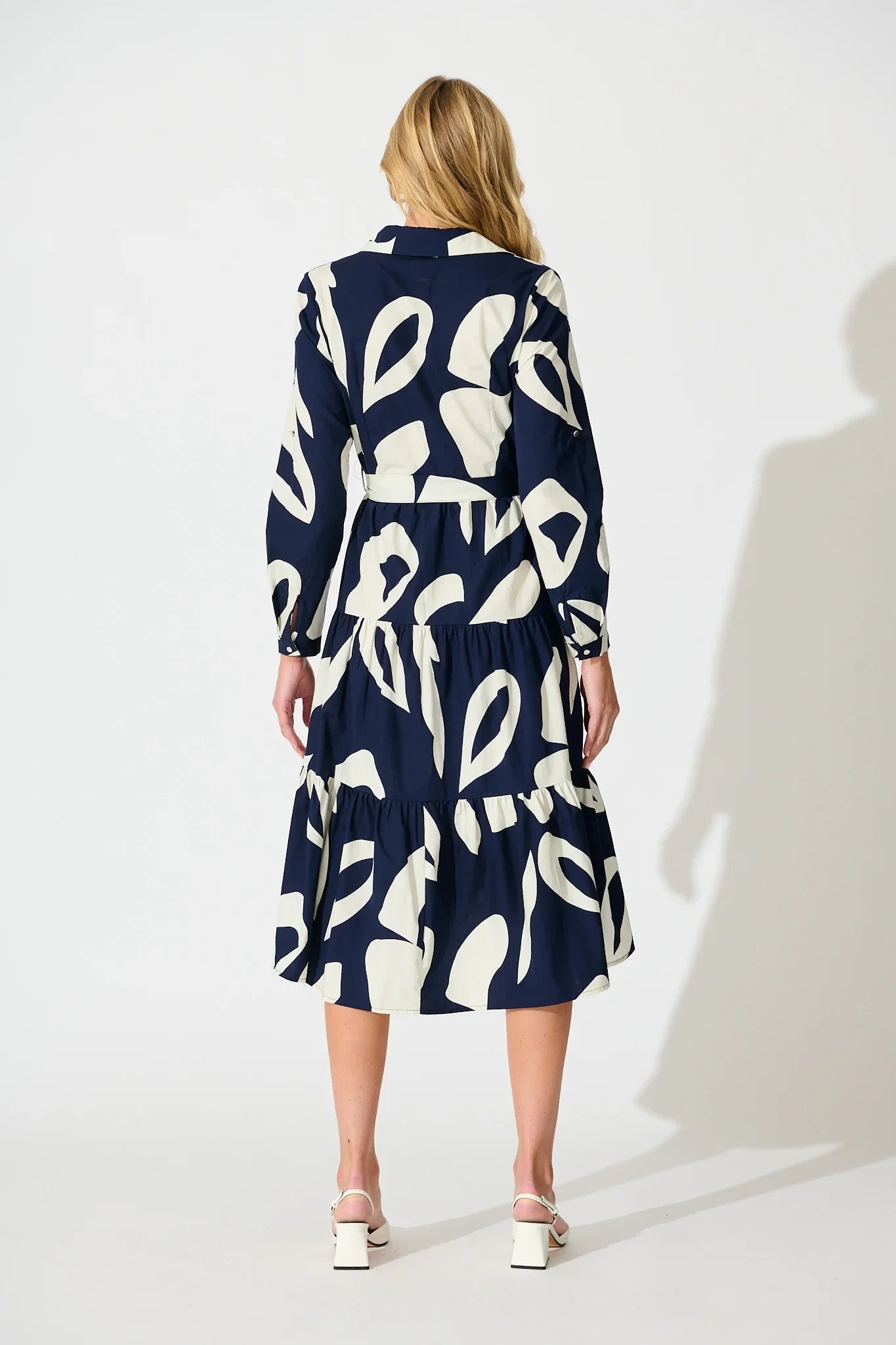 Endless Wishes Midi Navy White
