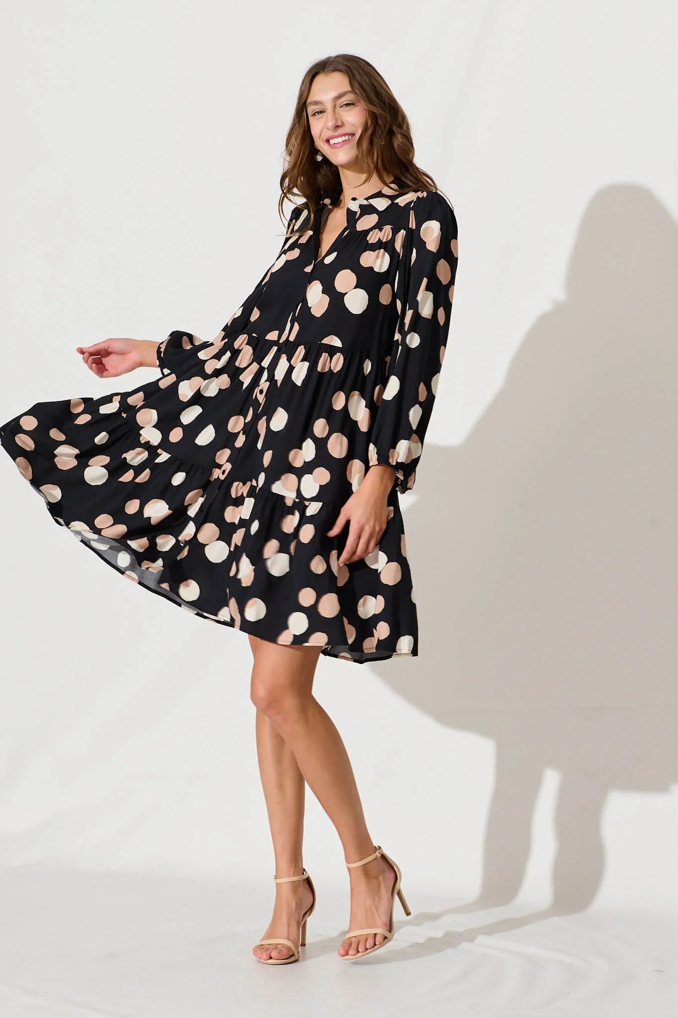 Felicity Smock Shirt Dress